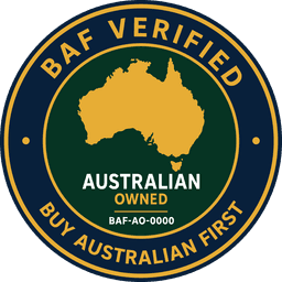 Verified Australian Owned badge